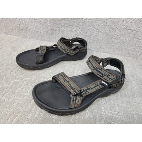 Teva Pretty Rugged Men's Size 8 Brown Green Water Hiking Sports Sandals - Picture 4 of 11